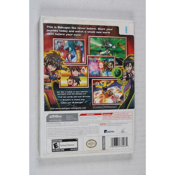 Bakugan Battle Brawlers (Nintendo Wii, 2009) Complete VG Tested Free S&H - Picture 3 of 9